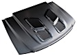 2011 GMC Sierra 3500 HD - Cowl Hood, Ram Air Style Hood, Steel, Primed