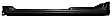 0872-105 L Extended Cab Pickup Rocker Panel