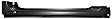 1586-102 R Passenger Side Rocker Panel