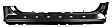 2002 Ford F-150 - Driver Side Rocker Panel, Standard Cab Pickup