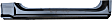 2010 Ford F-150 - Driver Side Rocker Panel,  OE Style, Standard Cab Pickup