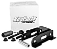 KPR0007 Leaf Spring Shackles and Hangers - Black, Steel, Direct Fit, Kit
