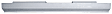 N0749140L Rocker Repair Panel - Driver Side, Unprimed, Steel, Direct Fit