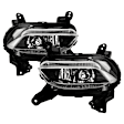 9052286 Front, Driver and Passenger Side LED Fog Light, Without bulb(s)
