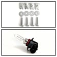 5015471 Front, Driver and Passenger Side Fog Light, With bulb(s), Factory Series