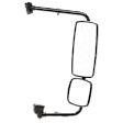 Passenger Side Mirror, Manual Adjust, Non-Heated, Manual Folding, Chrome, No Signal Light, No Memory, No Puddle Light, No Auto-Dimming, No Blind Spot Feature