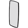 Upper, Driver or Passenger Side Mirror Glass, Non-Heated, Flat, 12 volts, With backing plate