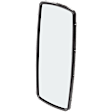 2004-2016 Freightliner M2 106 - Upper, Driver or Passenger Side Mirror Glass, Heated, Flat, 12 volts, With backing plate