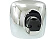 Driver or Passenger Side Mirror, Manual Adjust, Non-Heated, Manual Folding, Chrome, No Signal Light, No Memory, No Puddle Light, No Auto-Dimming, No Blind Spot Feature