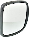 Driver or Passenger Side Mirror Glass, Non-Heated, No Blind Spot Feature, Flat, Wide angle, With backing plate, Base Model