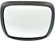 Driver or Passenger Side Mirror Glass, Non-Heated, No Blind Spot Feature, Flat, Wide angle, With backing plate, Base Model