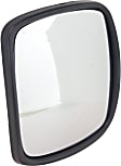 Lower, Driver or Passenger Side Mirror Glass, Heated, Convex, 12 volts, With backing plate