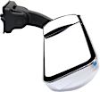 Driver Side Mirror, Power Adjust, Heated, Manual Folding, Chrome, No Signal Light, Without Memory Recall, No Puddle Light, No Auto-Dimming, No Blind Spot Feature