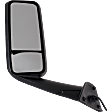2020 Freightliner Cascadia - Driver Side Mirror, Power Adjust, Heated, Chrome, Manual Folding, No Signal Light, No Blind Spot Feature, Without Memory Recall, No Puddle Light, No Auto-Dimming