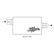 42541-FM Universal, Muffler Silver