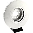 34118854273 Front, Driver or Passenger Side Brake Disc, Plain Surface, 5 Lugs, OE Replacement Series