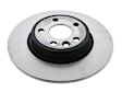 BD7344 Rear, Driver or Passenger Side Brake Disc, Plain Surface, OE Replacement Series