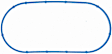 61425 Throttle Body Gasket - Direct Fit, Sold individually
