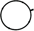 61768 Throttle Body Gasket - Direct Fit, Sold Individually