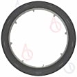 BS 40647 Rear Main Seal - Rubber, Direct Fit, Sold individually
