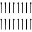 ES 72136 OE Replacement Series Cylinder Head Bolt, Set of 16