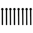 ES 72467 OE Replacement Series Cylinder Head Bolt, Set of 10