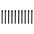 ES 72846 OE Replacement Series Cylinder Head Bolt, Set of 10