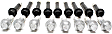 ES 72856 OE Replacement Series Cylinder Head Bolt, Set of 17