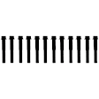 ES 72894 OE Replacement Series Cylinder Head Bolt, Set of 12
