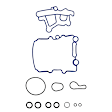 ES 73087 Oil Cooler Gasket Set - Direct Fit