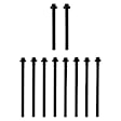 ES 73089 OE Replacement Series Cylinder Head Bolt, Set