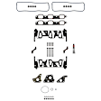 MIK 98015 T OE Replacement Series Intake Manifold Gasket - Set