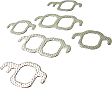 MS9275B Exhaust Manifold Gasket - Compressed fiber laminate, Direct Fit, Set of 6