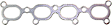 MS96290 Exhaust Manifold Gasket - Direct Fit, Set