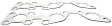MS96300 Exhaust Manifold Gasket - Direct Fit, Set