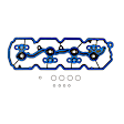 MS 96871 OE Replacement Series Intake Manifold Gasket - Set