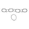 MS 97038 OE Replacement Series Intake Manifold Gasket - Set