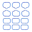 MS 97204 OE Replacement Series Intake Manifold Gasket - Set