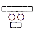 MS 97362 OE Replacement Series Intake Manifold Gasket - Set