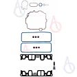 2002 Chevrolet Blazer - Intake Manifold Gasket, 6 Cyl 4.3L, Manifold Bolts Not Included, Valve Cover Gaskets & Valve Cover Grommets Included, Manifold Bolt Replacement Recommended, Int. Manifold Gaskets Included, Upper Set Included