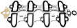 MS 98016 T OE Replacement Series Intake Manifold Gasket - Set