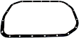OS 30460 A OE Replacement Series Oil Pan Gasket - Fiber, Direct Fit, Sold Individually