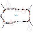 OS 30522 T OE Replacement Series Oil Pan Gasket - Rubber, Direct Fit, Sold Individually