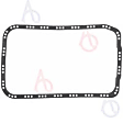 OS 30544 R OE Replacement Series Oil Pan Gasket - Rubber, Direct Fit, Sold Individually
