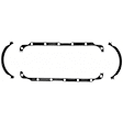 OS 30569 C OE Replacement Series Oil Pan Gasket - Cork and rubber, Direct Fit, Set