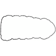 OS 30691 R Oil Pan Gasket - Rubber, Direct Fit, Set