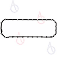 OS 30695 R OE Replacement Series Oil Pan Gasket - Rubber, Direct Fit, Sold Individually