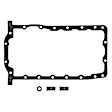 OS 30708 R Oil Pan Gasket - Rubber, Direct Fit, Set