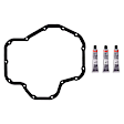 OS 30713 OE Replacement Series Oil Pan Gasket - Rubber, Direct Fit, Sold Individually