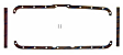 OS 30754 R Oil Pan Gasket - Rubber, Direct Fit, Set